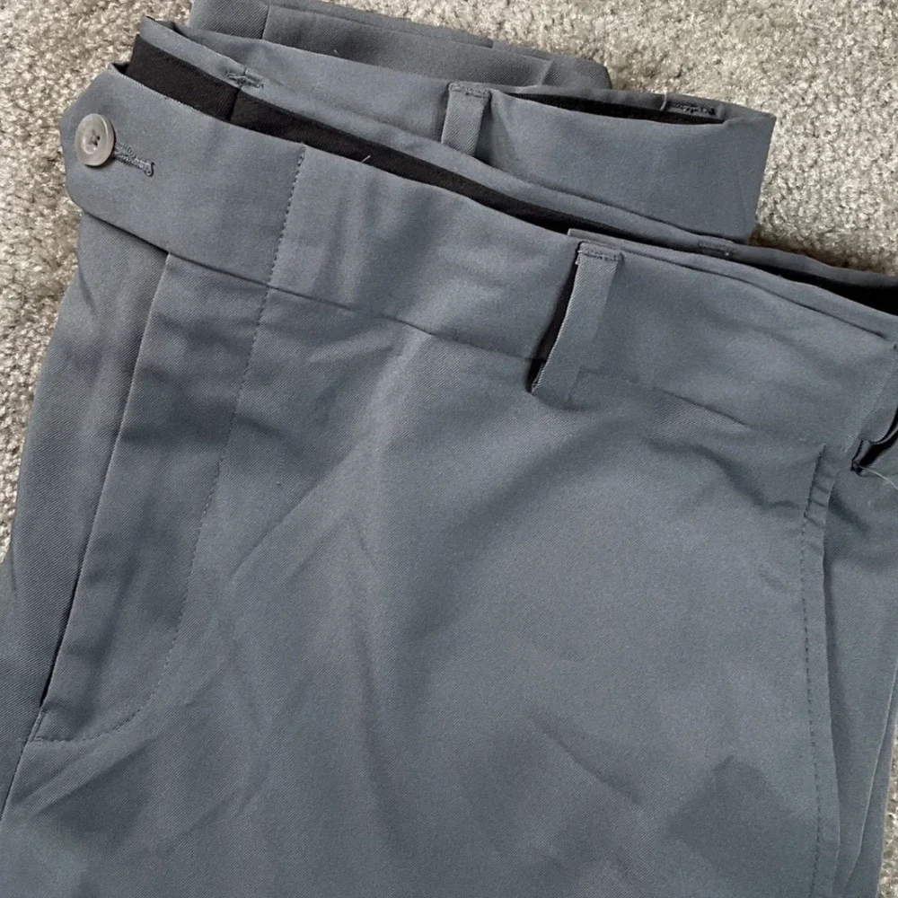 Jos A Bank‎ Traveler Dress Pants Mens 36x32 Grey Tailored Fit Flat Fr
